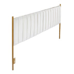 Silver Orchid Flohr Velvet Upholstered King Headboard