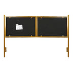 Silver Orchid Flohr Velvet Upholstered King Headboard
