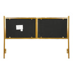 Silver Orchid Flohr Velvet Upholstered King Headboard