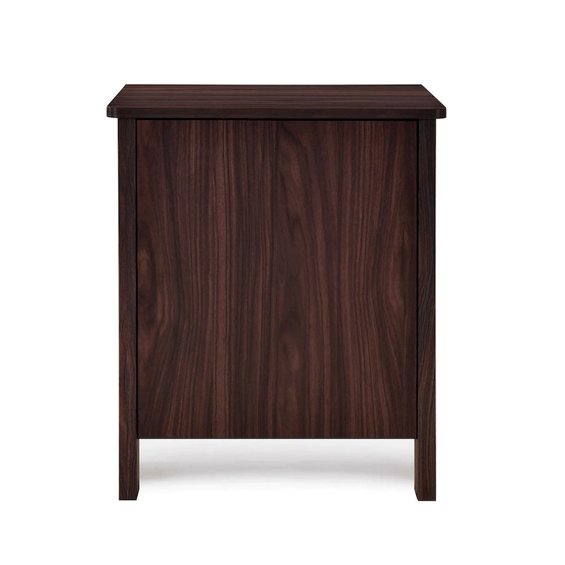 Olimont Faux Wood 2 Drawer Nightstands (Set of 2) by Christopher Knight Home