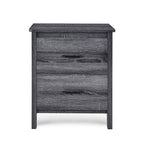 Olimont Faux Wood 2 Drawer Nightstands (Set of 2) by Christopher Knight Home