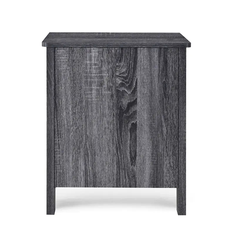 Olimont Faux Wood 2 Drawer Nightstands (Set of 2) by Christopher Knight Home