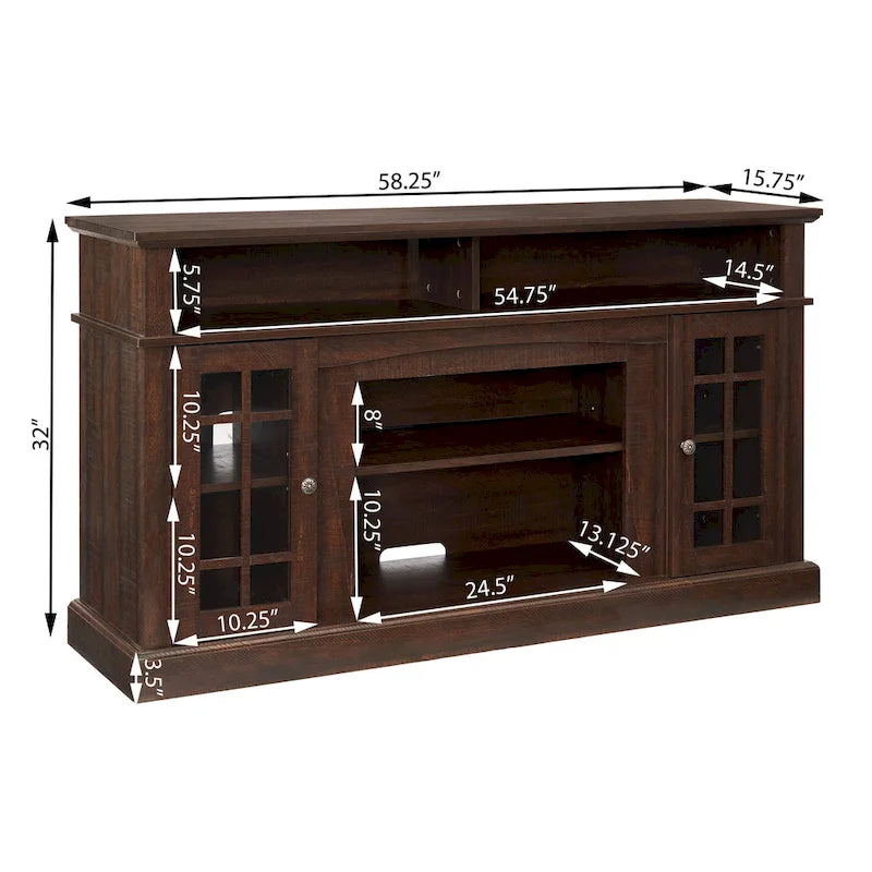 Classic TV Media Stand Modern Entertainment Console