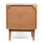Eakins Handcrafted Boho Acacia Wood Nightstands (Set of 2) by Christopher Knight Home