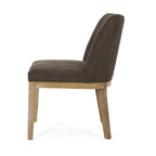 Camas Fabric Upholstered Wood Dining Chairs (Set of 2) by Christopher Knight Home