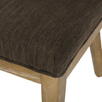 Camas Fabric Upholstered Wood Dining Chairs (Set of 2) by Christopher Knight Home