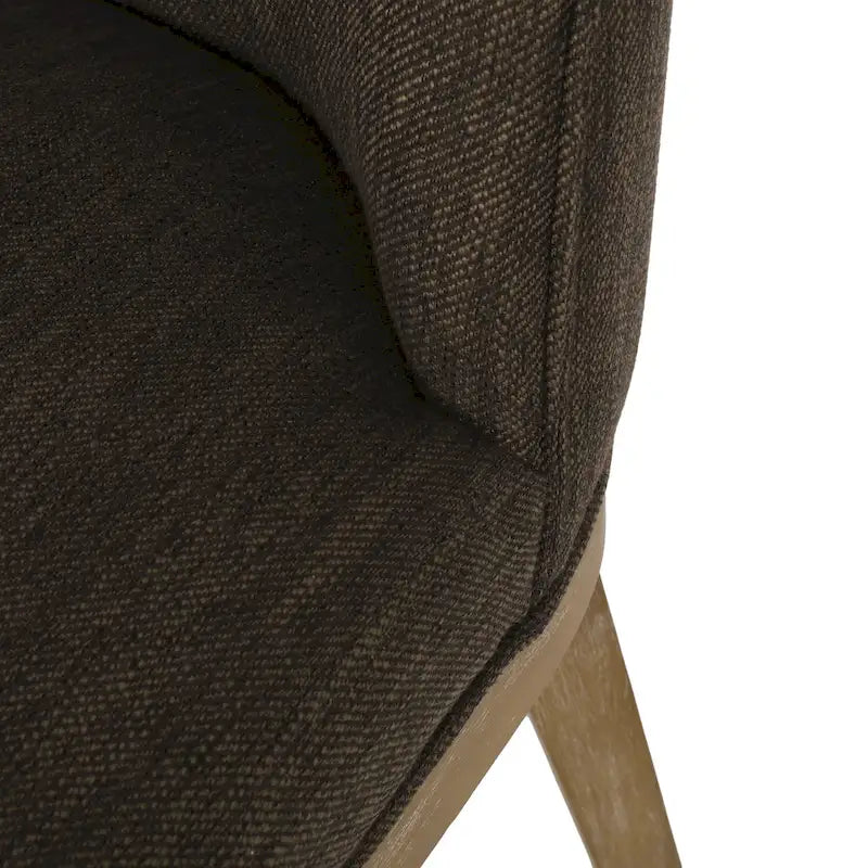 Camas Fabric Upholstered Wood Dining Chairs (Set of 2) by Christopher Knight Home