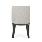 Camas Fabric Upholstered Wood Dining Chairs (Set of 2) by Christopher Knight Home