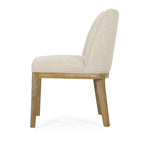 Camas Fabric Upholstered Wood Dining Chairs (Set of 2) by Christopher Knight Home