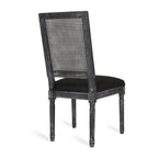 Regina Wood and Cane Upholstered Dining Chair (Set of 4) by Christopher Knight Home