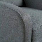 Nievis Tufted Fabric Recliner by Christopher Knight Home