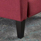 Nievis Tufted Fabric Recliner by Christopher Knight Home