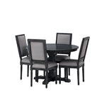 Remuda Upholstered 5 Piece Circular Dining Set by Christopher Knight Home