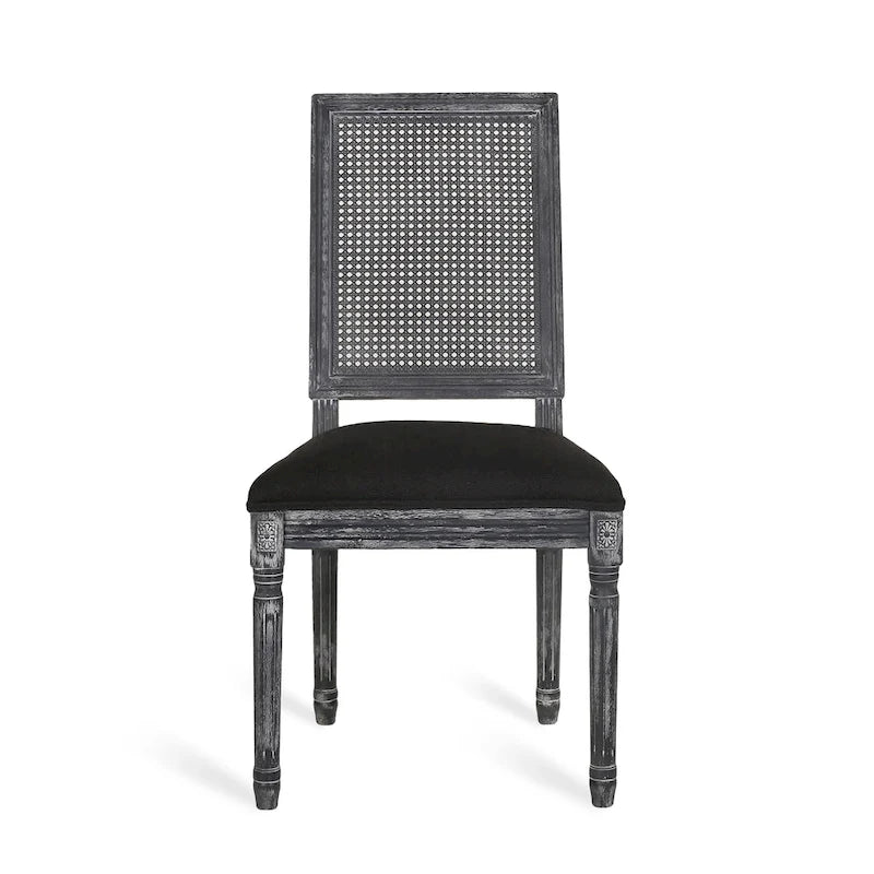 Remuda Wood and Cane Upholstered 5 Piece Circular Dining Set by Christopher Knight Home