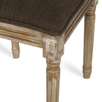 Remuda Wood and Cane Upholstered 5 Piece Circular Dining Set by Christopher Knight Home