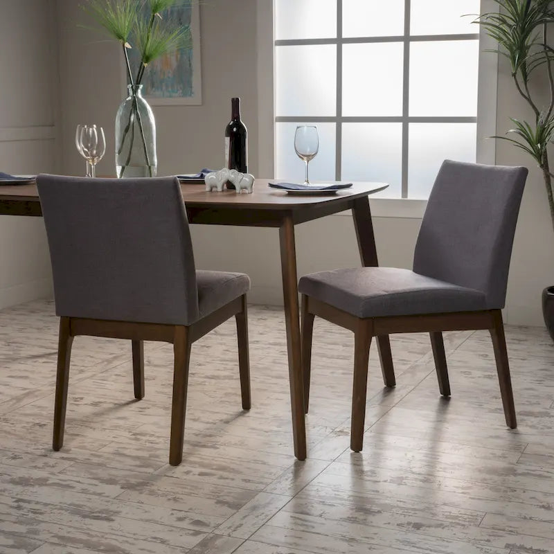 Christopher Knight Home Kwame Upholstered Dining Chairs (Set of 2) - N/A