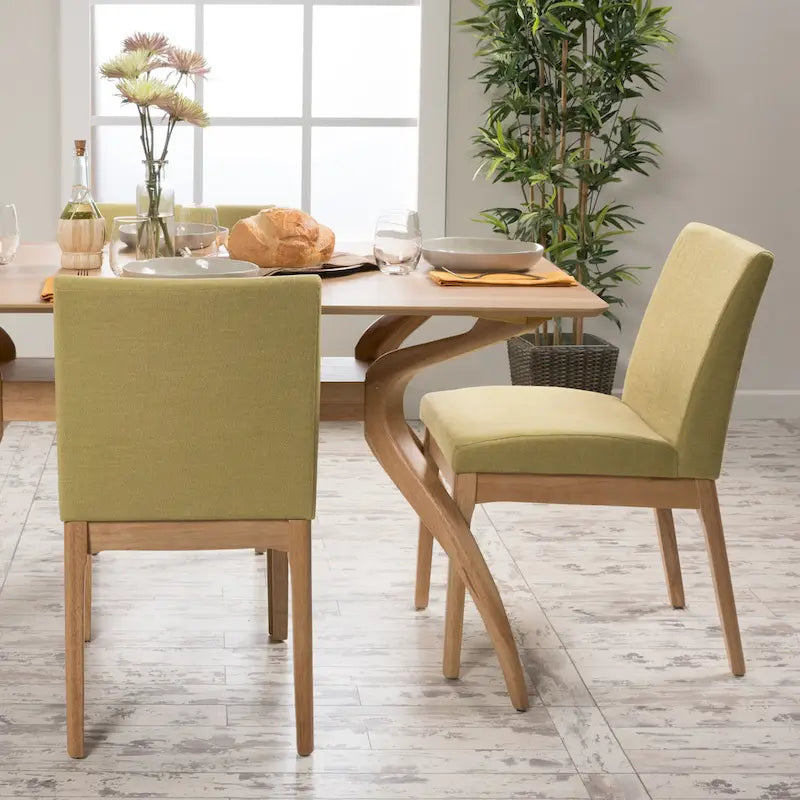 Christopher Knight Home Kwame Upholstered Dining Chairs (Set of 2) - N/A