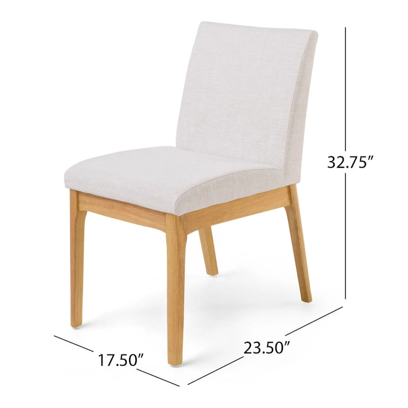 Christopher Knight Home Kwame Upholstered Dining Chairs (Set of 2) - N/A