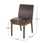 Christopher Knight Home Kwame Upholstered Dining Chairs (Set of 2) - N/A