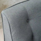 Felicity Mid-Century Modern Fabric Tufted Arm Chair (Set of 2) by Christopher Knight Home