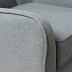 Felicity Mid-Century Modern Fabric Tufted Arm Chair (Set of 2) by Christopher Knight Home