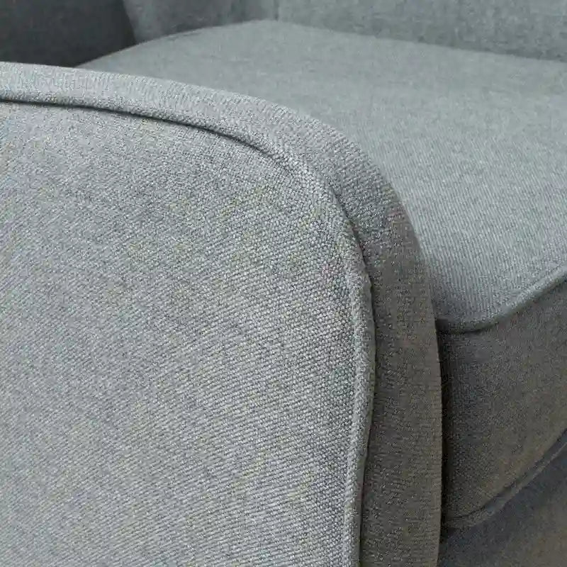 Felicity Mid-Century Modern Fabric Tufted Arm Chair (Set of 2) by Christopher Knight Home