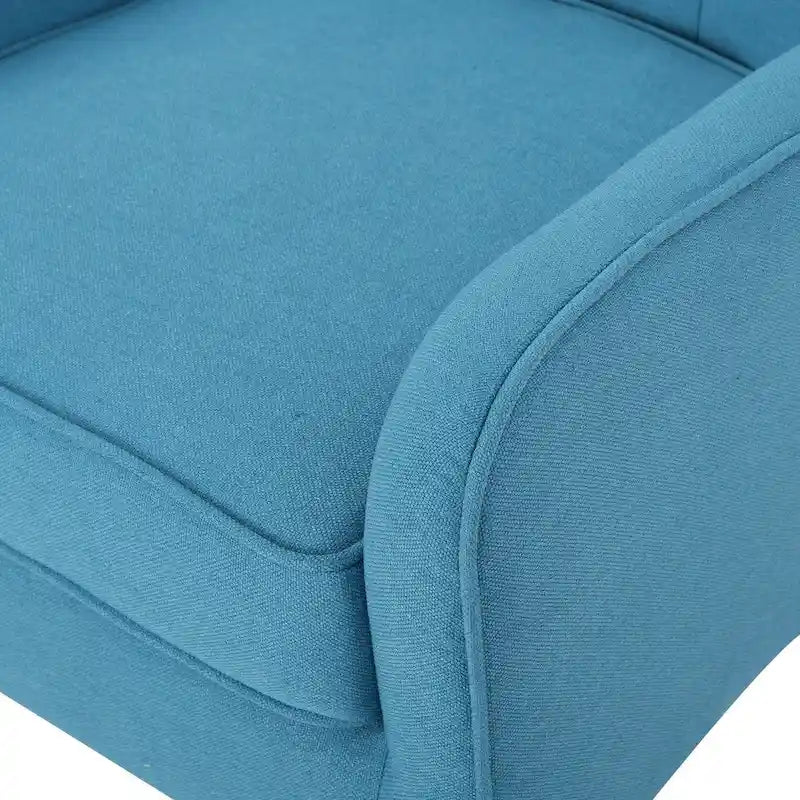 Felicity Mid-Century Modern Fabric Tufted Arm Chair (Set of 2) by Christopher Knight Home
