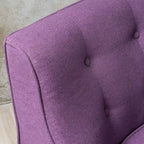 Felicity Mid-Century Modern Fabric Tufted Arm Chair (Set of 2) by Christopher Knight Home