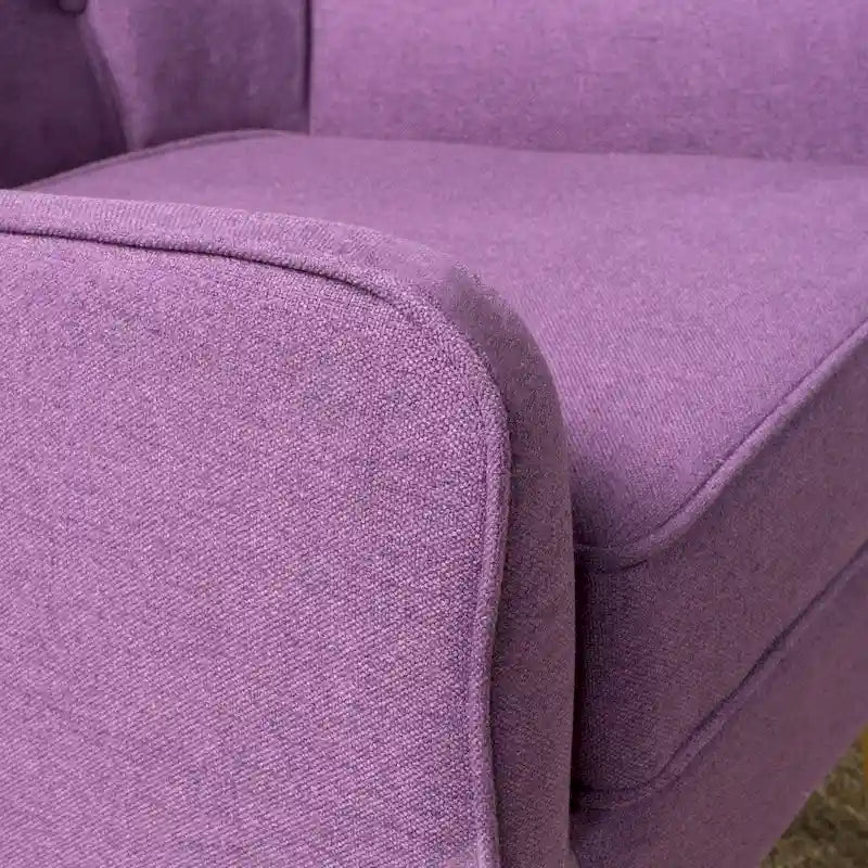 Felicity Mid-Century Modern Fabric Tufted Arm Chair (Set of 2) by Christopher Knight Home