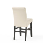 Lisette 41-inch Leather Counter Stool (Set of 2) by Christopher Knight Home