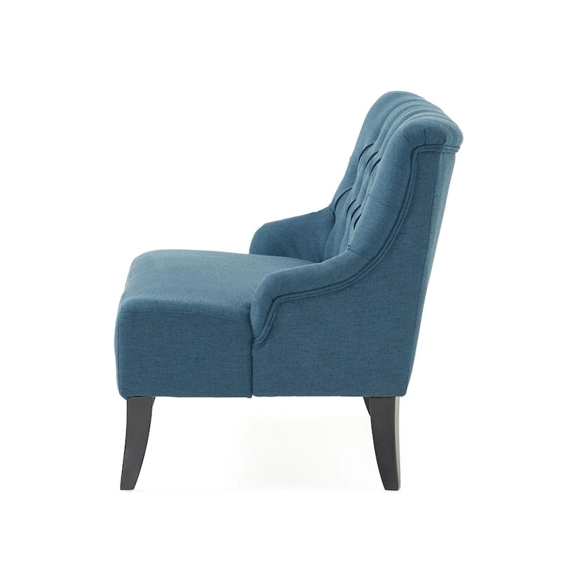 Nicole Polyester Blend Fabric Settee by Christopher Knight Home - 29.25L x 43.75W x 30.50H