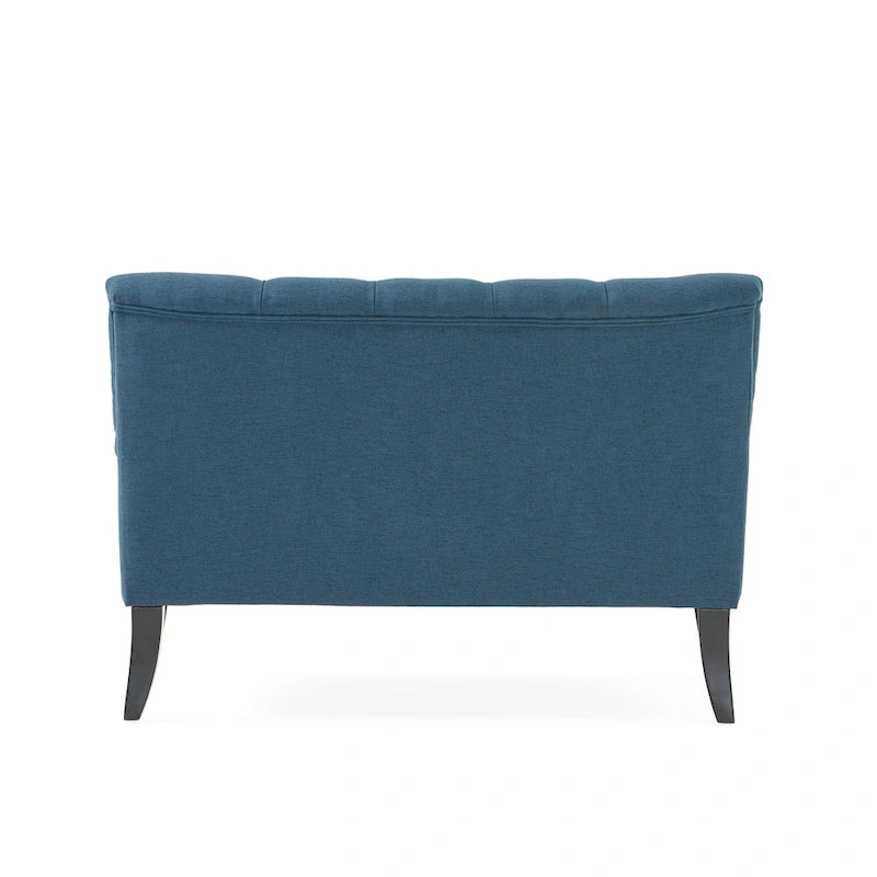 Nicole Polyester Blend Fabric Settee by Christopher Knight Home - 29.25L x 43.75W x 30.50H