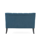 Nicole Polyester Blend Fabric Settee by Christopher Knight Home - 29.25L x 43.75W x 30.50H