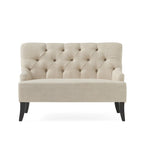 Nicole Polyester Blend Fabric Settee by Christopher Knight Home - 29.25L x 43.75W x 30.50H