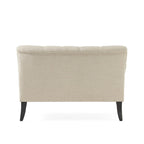 Nicole Polyester Blend Fabric Settee by Christopher Knight Home - 29.25L x 43.75W x 30.50H