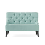 Nicole Polyester Blend Fabric Settee by Christopher Knight Home - 29.25L x 43.75W x 30.50H
