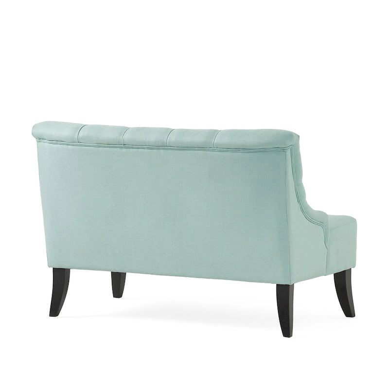 Nicole Polyester Blend Fabric Settee by Christopher Knight Home - 29.25L x 43.75W x 30.50H