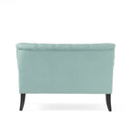 Nicole Polyester Blend Fabric Settee by Christopher Knight Home - 29.25L x 43.75W x 30.50H