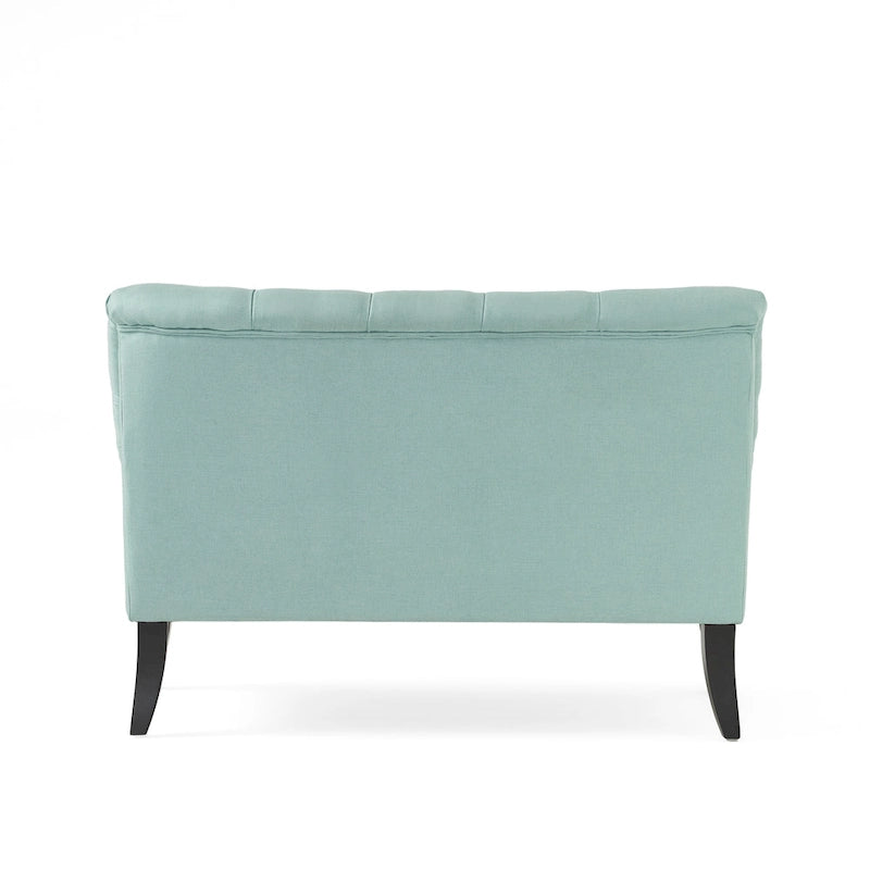 Nicole Polyester Blend Fabric Settee by Christopher Knight Home - 29.25L x 43.75W x 30.50H