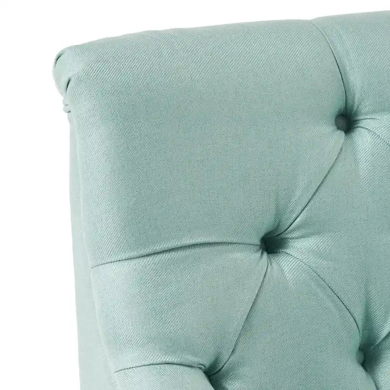 Nicole Polyester Blend Fabric Settee by Christopher Knight Home - 29.25L x 43.75W x 30.50H