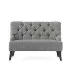 Nicole Polyester Blend Fabric Settee by Christopher Knight Home - 29.25L x 43.75W x 30.50H