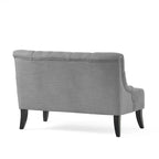 Nicole Polyester Blend Fabric Settee by Christopher Knight Home - 29.25L x 43.75W x 30.50H