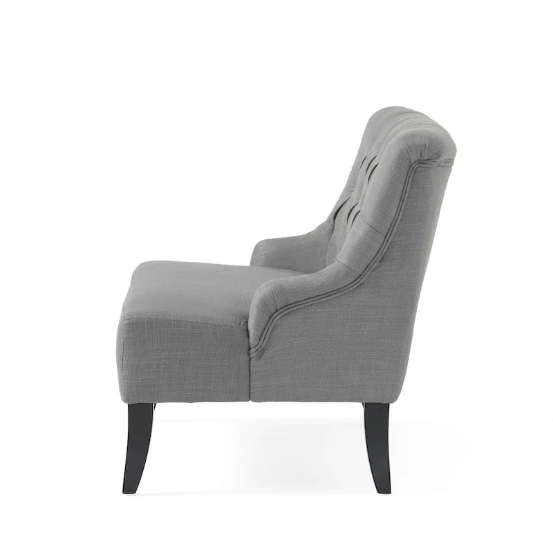 Nicole Polyester Blend Fabric Settee by Christopher Knight Home - 29.25L x 43.75W x 30.50H
