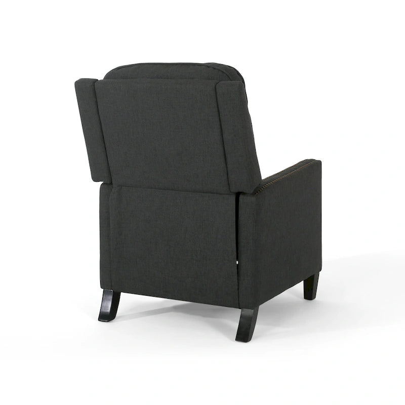 Cecelia Traditional Fabric Pushback Recliner by Christopher Knight Home