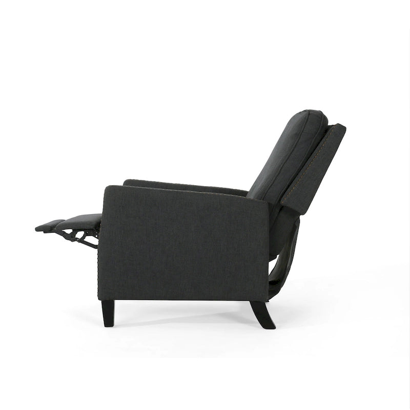 Cecelia Traditional Fabric Pushback Recliner by Christopher Knight Home