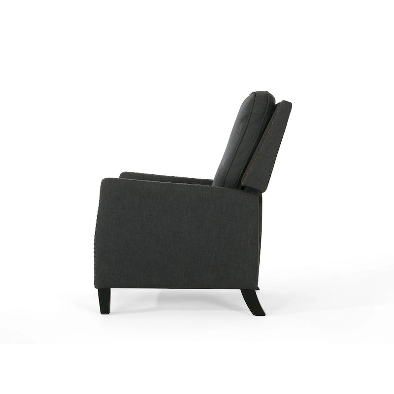 Cecelia Traditional Fabric Pushback Recliner by Christopher Knight Home