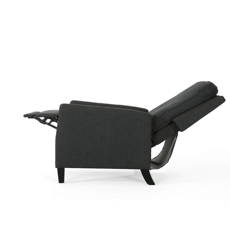 Cecelia Traditional Fabric Pushback Recliner by Christopher Knight Home
