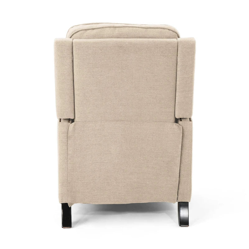 Cecelia Traditional Fabric Pushback Recliner by Christopher Knight Home