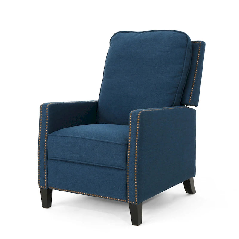 Cecelia Traditional Fabric Pushback Recliner by Christopher Knight Home