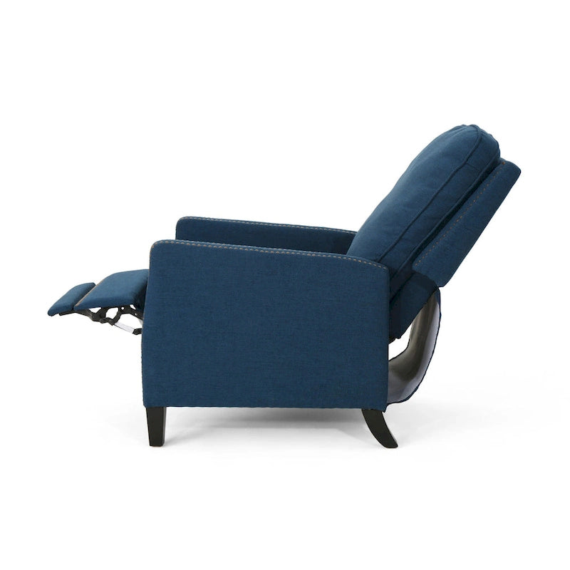 Cecelia Traditional Fabric Pushback Recliner by Christopher Knight Home